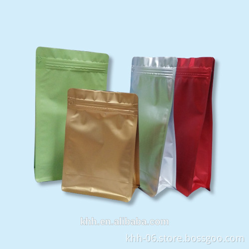Custom Square Bottom Plastic Packaging Stand Up Food Packaging bag